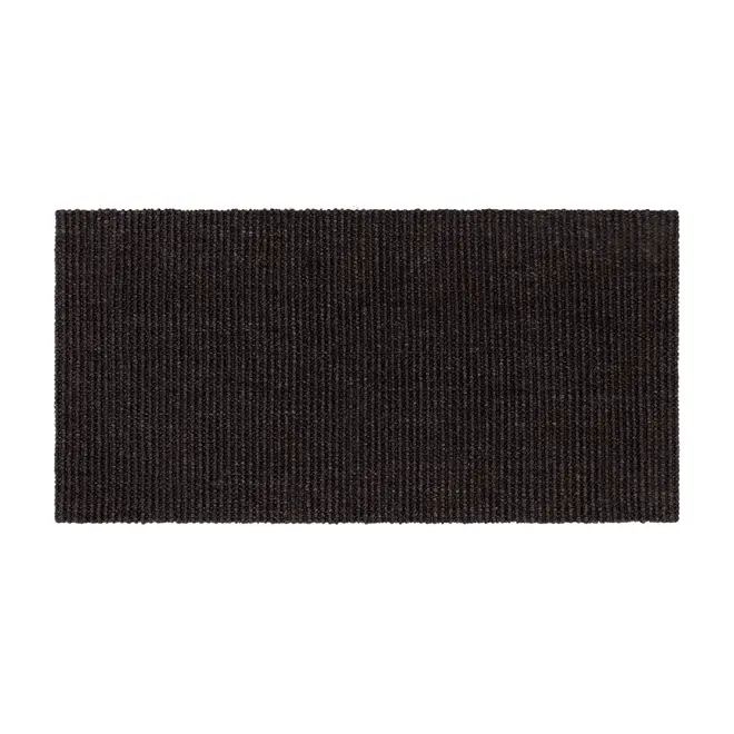 CAPACHO 30 CM X 60 CM NAHOURI - PRETO - Foto 1