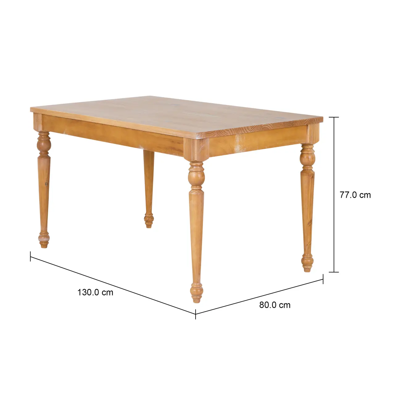 MESA 1,30 M X 80 CM CARUARU - BRUMA DO SERTÃO - Foto 9