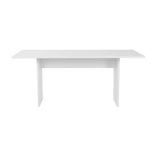 MESA 1,75 M X 85 CM NEAT - BRANCO - Foto 1