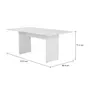 MESA 1,75 M X 85 CM NEAT - BRANCO - Foto 6