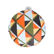 TOUCA PARA BANHO COM VENTOSA GEOMETRIK - TERRACOTA/MUSGO - Foto 1