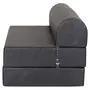 SOFÁ-CAMA 2 LUGARES COPE - CORSIN PRETO - Foto 4