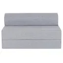 MESCLA/CINZA - SOFÁ-CAMA 2 LUGARES COPE
