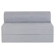 SOFÁ-CAMA 2 LUGARES COPE - MESCLA/CINZA - Foto 1