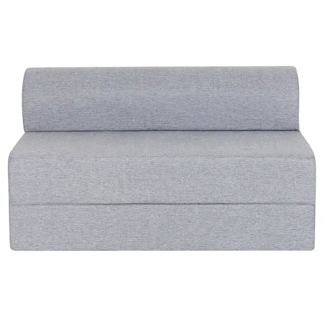SOFÁ-CAMA 2 LUGARES COPE - MESCLA/CINZA - Foto 1