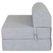 SOFÁ-CAMA 2 LUGARES COPE - MESCLA/CINZA - Foto 4