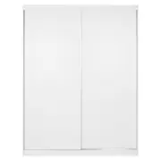 GUARDA-ROUPA DE CASAL 2 PORTAS DE CORRER 1,80 M FLOW - BRANCO - Foto 1
