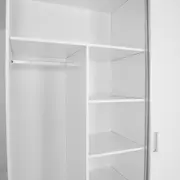 GUARDA-ROUPA DE CASAL 2 PORTAS DE CORRER 1,80 M FLOW - BRANCO - Foto 11