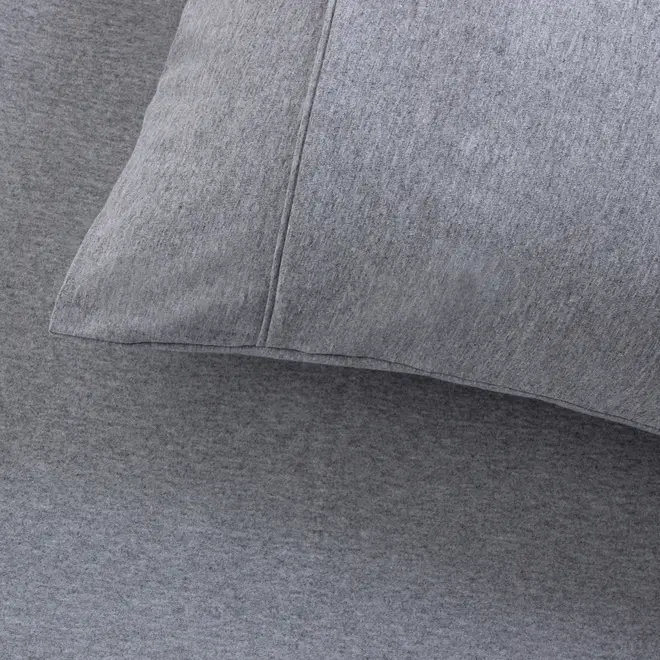 LENÇOL COM ELÁSTICO QUEEN 1,65 M X 2 M X 30 CM MEZCLA - MESCLADO CINZA - Foto 3