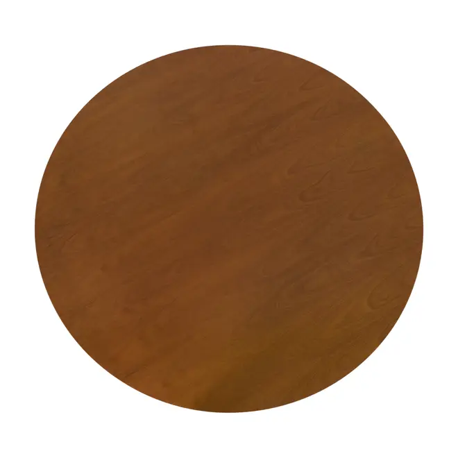 MESA REDONDA 1,35 M MAK WOOD - PRETO/NOZES - Foto 3