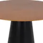 MESA REDONDA 1,35 M MAK WOOD - PRETO/NOZES - Foto 4