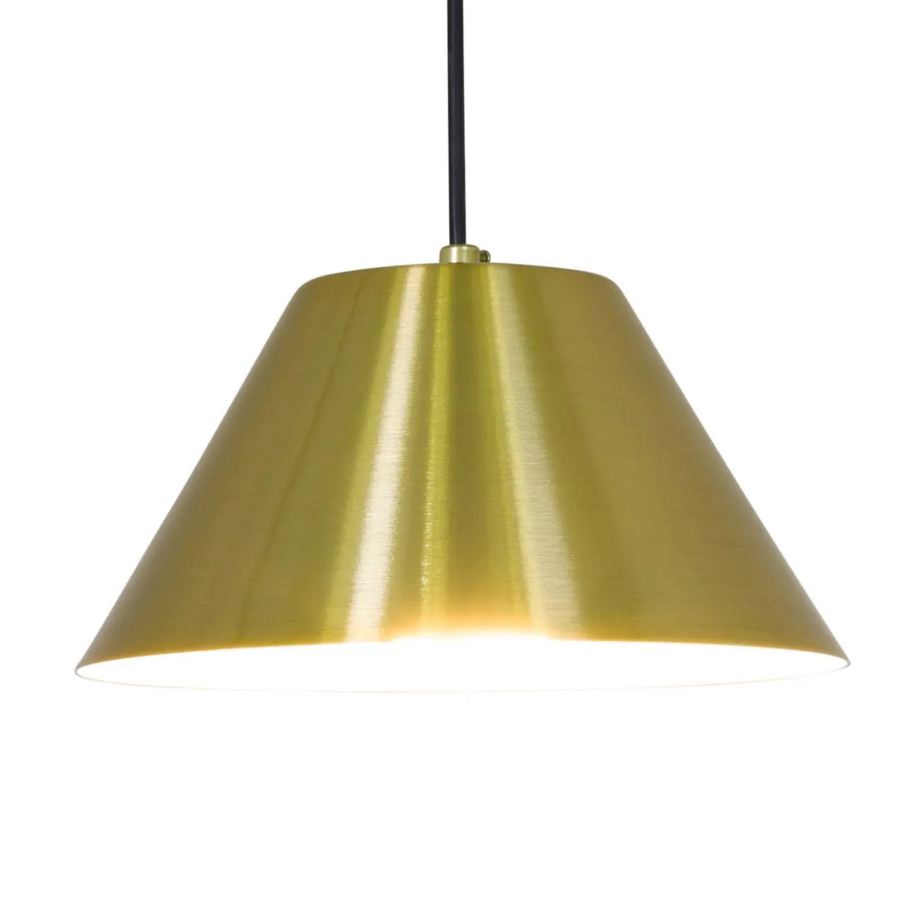 LUMINÁRIA DE TETO POKER - DOURADO/BRANCO - Foto 4