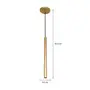 LUMINÁRIA DE TETO 40 CM TUBING - DOURADO - Foto 5