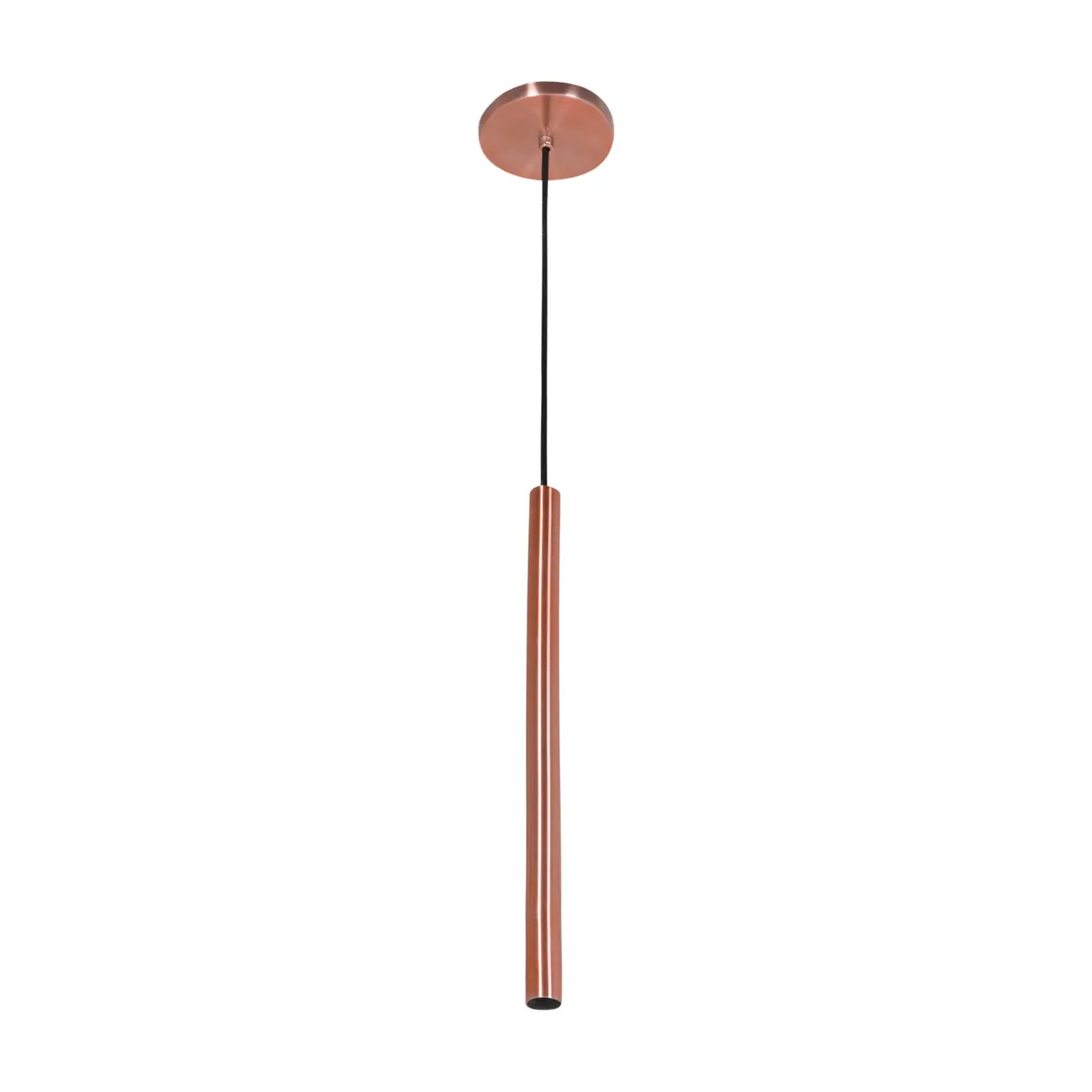 LUMINÁRIA DE TETO 40 CM TUBING - COBRE - Foto 1
