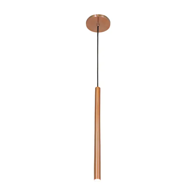 LUMINÁRIA DE TETO 40 CM TUBING - COBRE - Foto 2