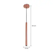 LUMINÁRIA DE TETO 40 CM TUBING - COBRE - Foto 5