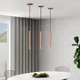 LUMINÁRIA DE TETO 40 CM TUBING - COBRE - Foto 6