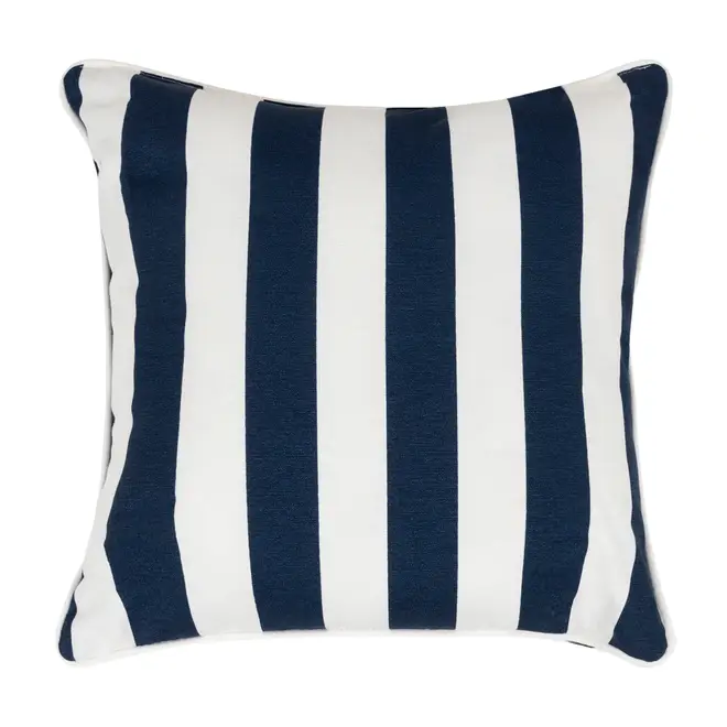 ALMOFADA 45 CM BLUESTRIPE - AZUL ESCURO/BRANCO - Foto 3