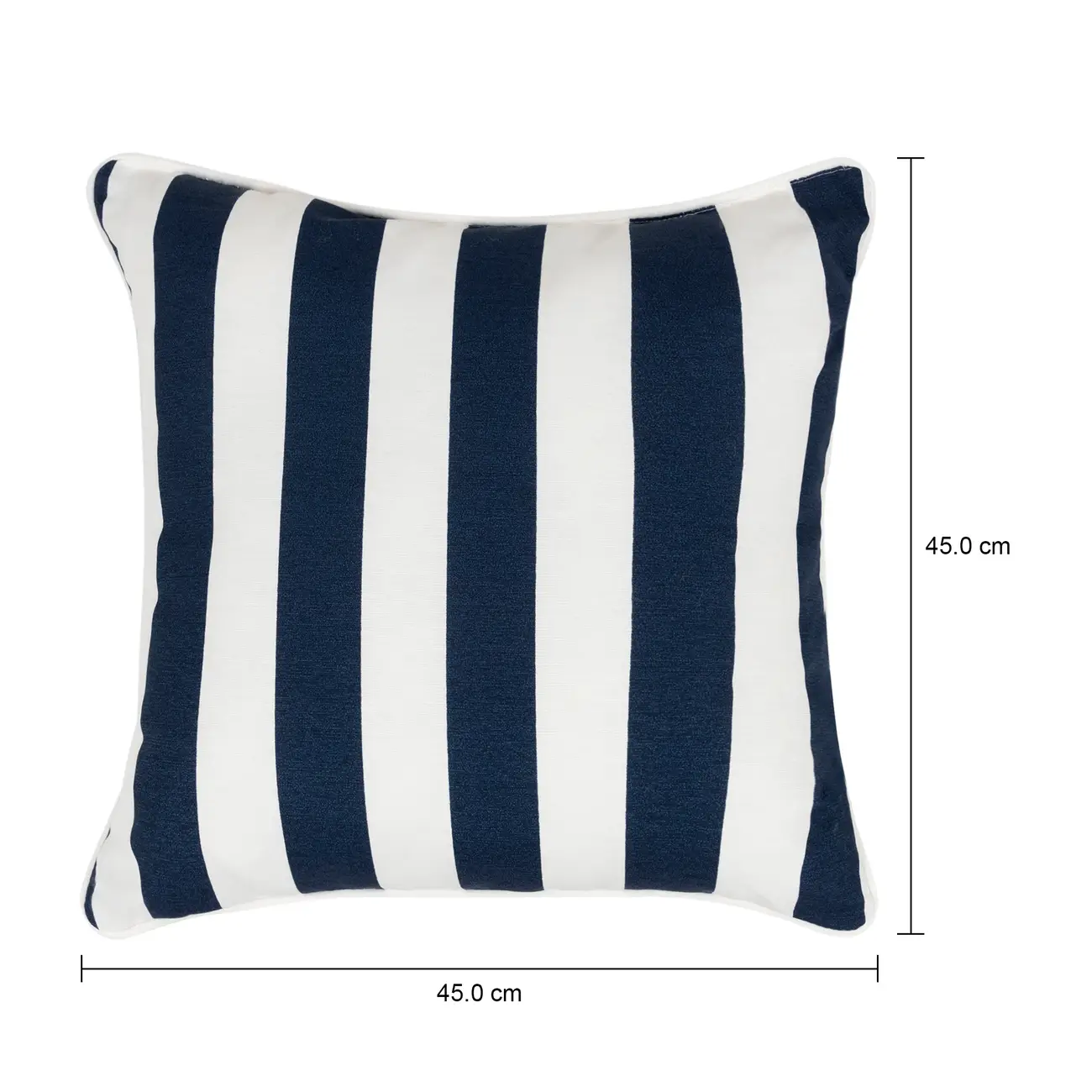 ALMOFADA 45 CM BLUESTRIPE - AZUL ESCURO/BRANCO - Foto 5