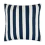 ALMOFADA 60 CM BLUESTRIPE - AZUL ESCURO/BRANCO - Foto 1