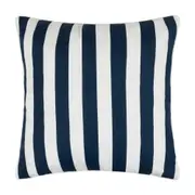 ALMOFADA 60 CM BLUESTRIPE - AZUL ESCURO/BRANCO - Foto 1