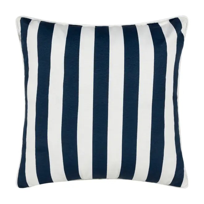 ALMOFADA 60 CM BLUESTRIPE - AZUL ESCURO/BRANCO - Foto 3
