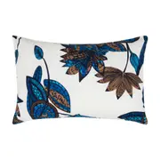 ALMOFADA 50 CM X 32 CM MAR E TERRA - AZUL/MARROM - Foto 1