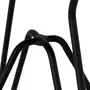 DREW MESA LATERAL BAIXA REDONDA 42 CM - PRETO/NOZES - Foto 4