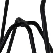 DREW MESA LATERAL BAIXA REDONDA 42 CM - PRETO/NOZES - Foto 4