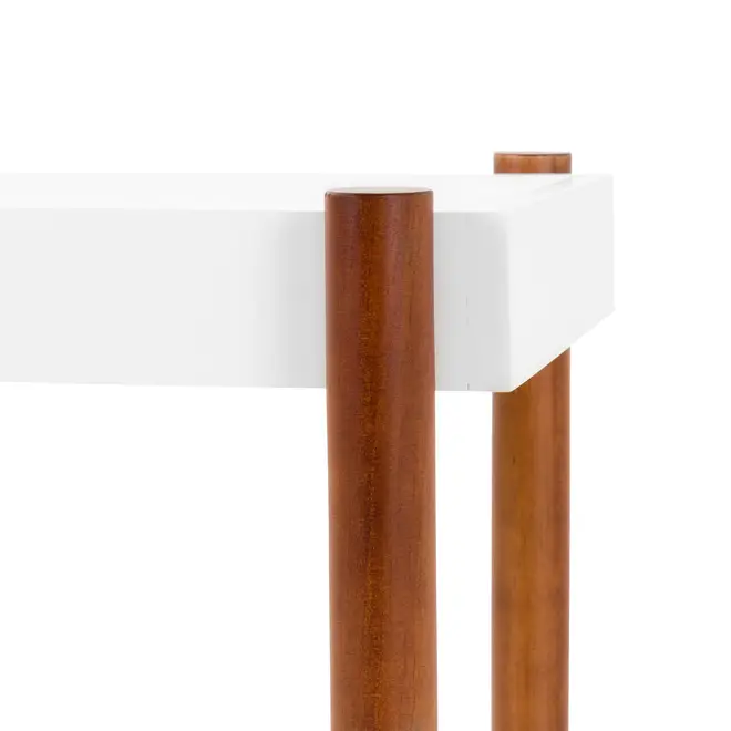 CARRINHO 62 CM X 30 CM JUCA - NOZES/BRANCO - Foto 5