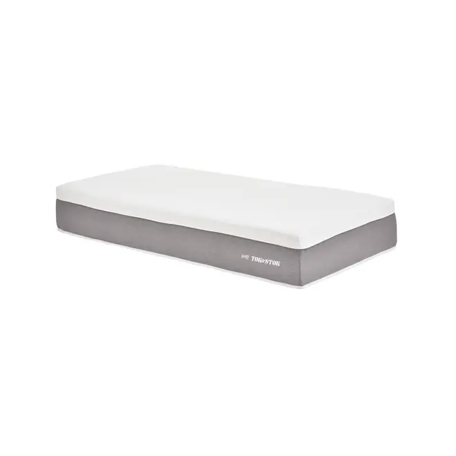 CAMA BOX SOLT 88 C/INF TATOU LÁTEX/MAX - CINZA/BRANCO - Foto 4