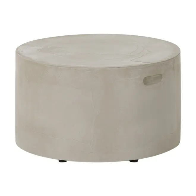 MESA DE CENTRO REDONDA 52 CM BETON RESIN - KONKRET - Foto 2