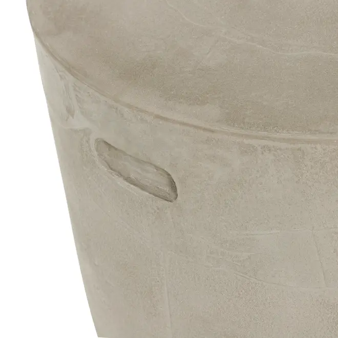 MESA DE CENTRO REDONDA 52 CM BETON RESIN - KONKRET - Foto 4