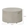 MESA DE CENTRO REDONDA 52 CM BETON RESIN - KONKRET - Foto 5