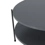 MESA DE CENTRO REDONDA 70 CM ZAKIM - KONKRET - Foto 3