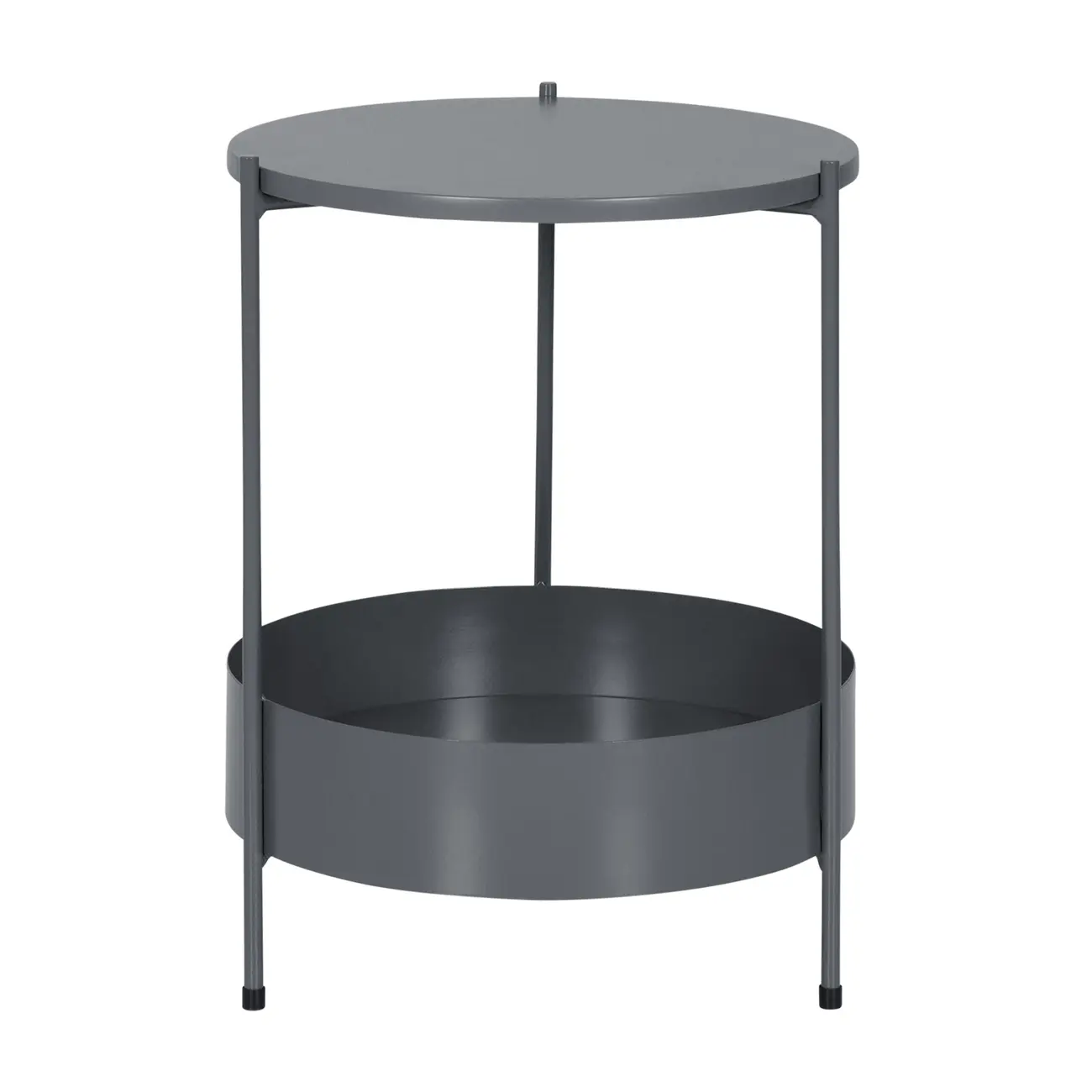 MESA LATERAL REDONDA 40 CM ZAKIM - KONKRET - Foto 1
