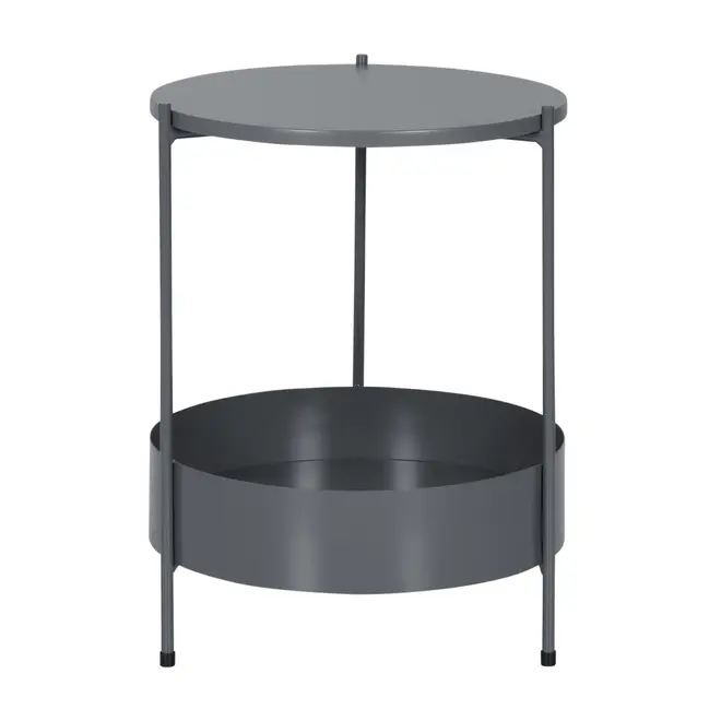 MESA LATERAL REDONDA 40 CM ZAKIM - KONKRET - Foto 1