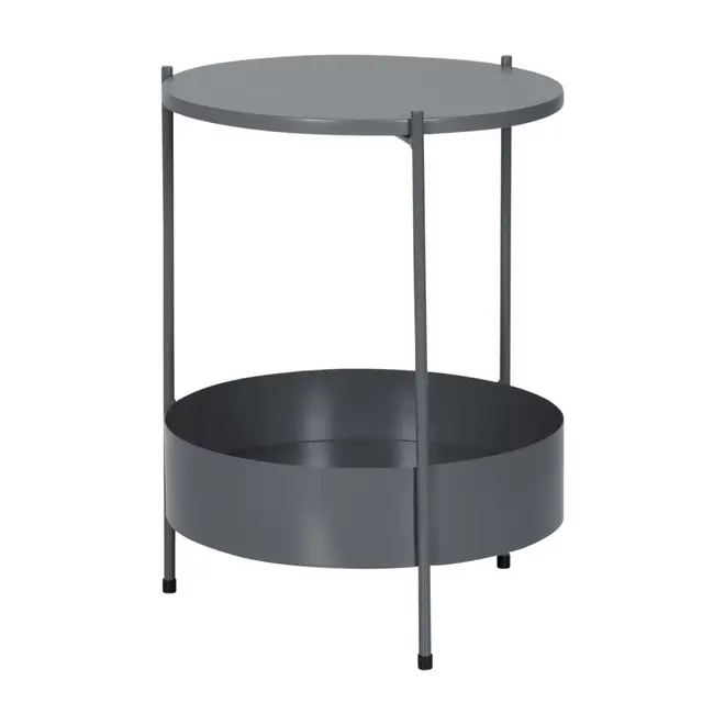 MESA LATERAL REDONDA 40 CM ZAKIM - KONKRET - Foto 2