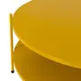 MESA DE CENTRO REDONDA 70 CM ZAKIM - LIMONITA - Foto 3