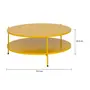 MESA DE CENTRO REDONDA 70 CM ZAKIM - LIMONITA - Foto 5