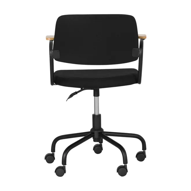 CADEIRA HOME OFFICE CARTE ELBOW - PRETO/PRETO - Foto 4