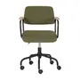 CADEIRA HOME OFFICE CARTE ELBOW - PRETO/MUSGO - Foto 2