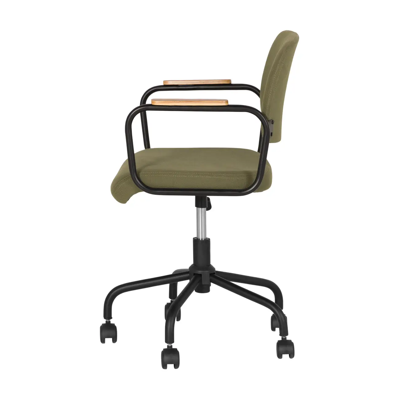 CADEIRA HOME OFFICE CARTE ELBOW - PRETO/MUSGO - Foto 3