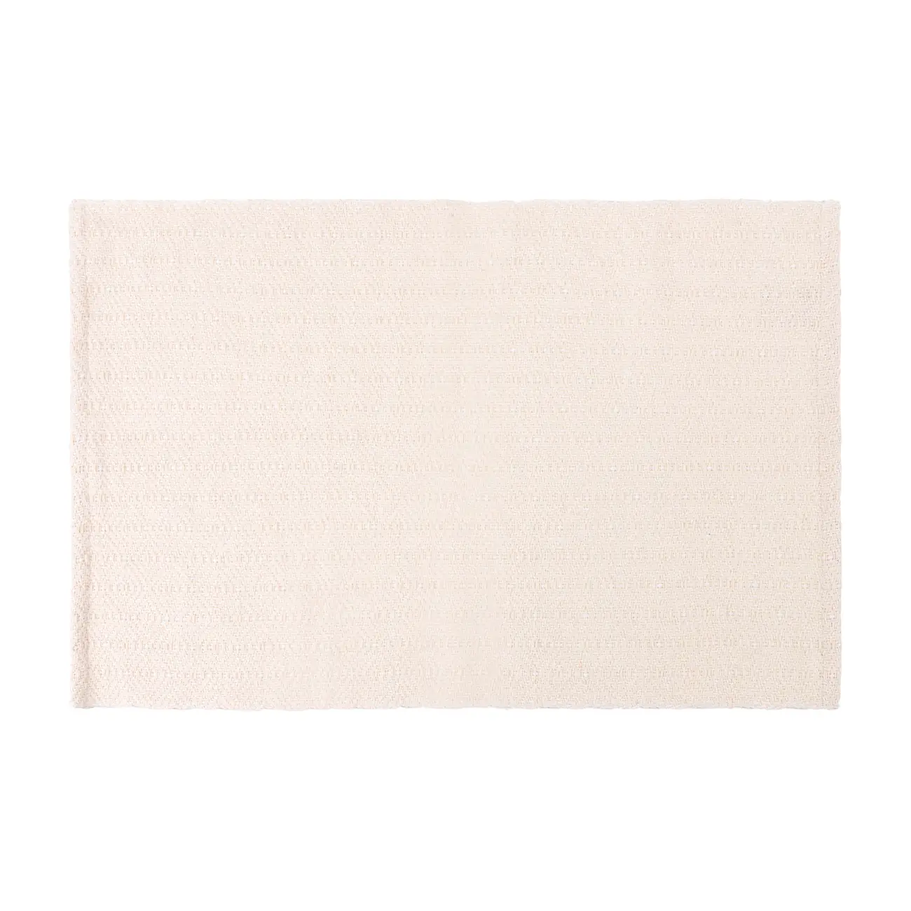 LUGAR AMERICANO 30 CM X 50 CM ALGODOEIRO - NATURAL/BRANCO - Foto 1