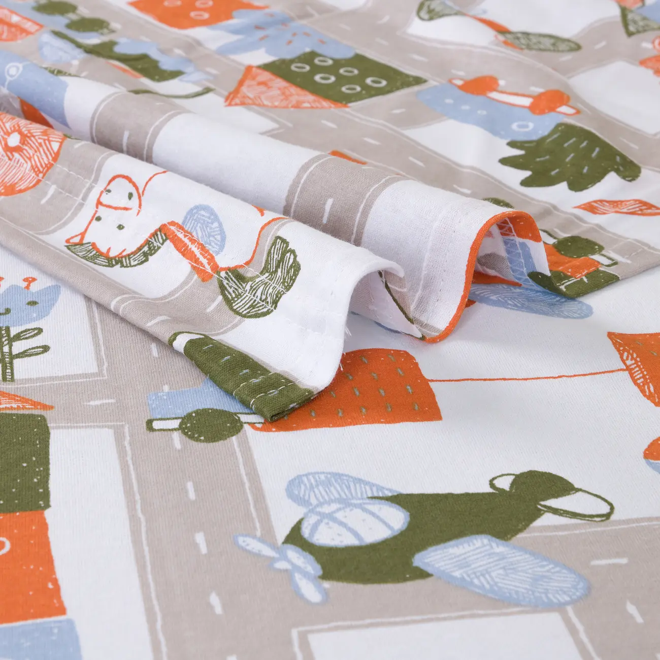 LENÇOL JÚNIOR INFANTIL 1,60 M X 1,90 M CRIAMUNDOS - BRANCO/MULTICOR - Foto 2