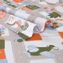 LENÇOL JÚNIOR INFANTIL 1,60 M X 1,90 M CRIAMUNDOS - BRANCO/MULTICOR - Foto 2