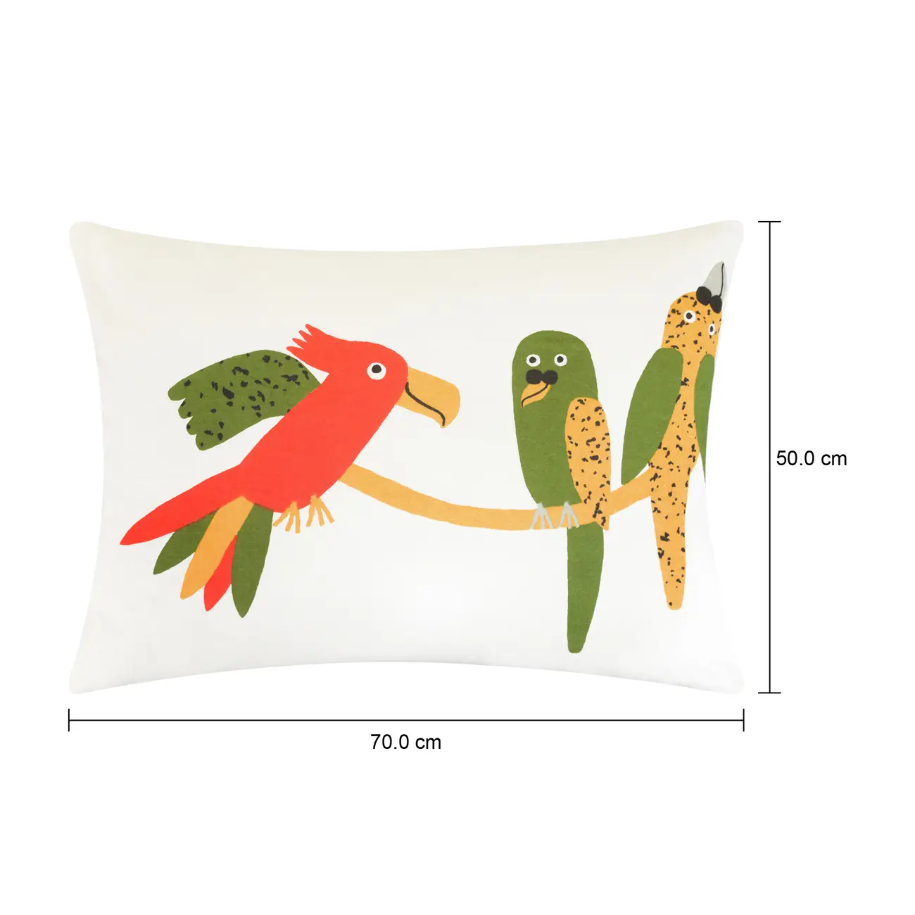 FRONHA 50 CM X 70 CM BICHARADA CLOSE - OFF WHITE/ MULTICOR - Foto 9