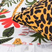 LENÇOL JÚNIOR INFANTIL 1,60 M X 1,90 M BICHARADA - OFF WHITE/ MULTICOR - Foto 6