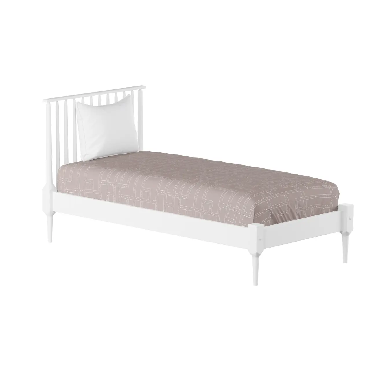 LENÇOL COM ELÁSTICO SOLTEIRO 88 CM X 1,88 M X 30 CM CRIAMUNDOS - CAMELO/BRANCO - Foto 6
