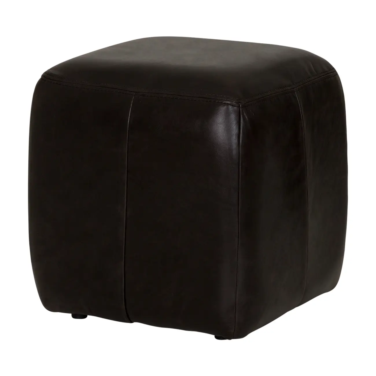 PUFF COMFY - COURO PRETO - Foto 1